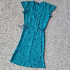 William B 100% Silk Wrap Vintage Dress